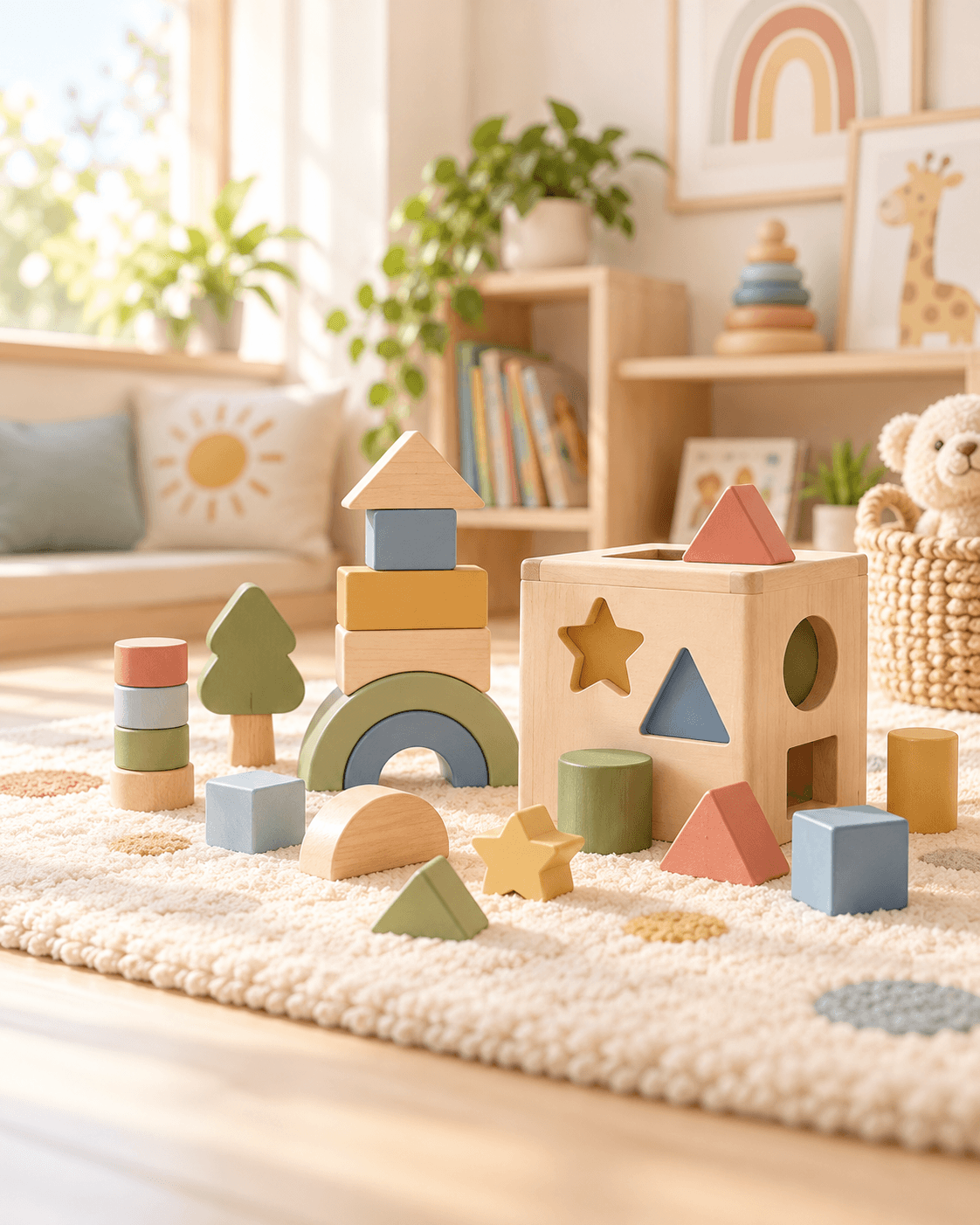 A warm early-learning classroom detail